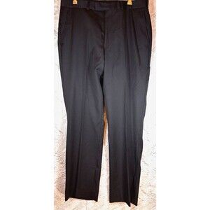Ben Sherman Dress Pants‎ Men's Black 100% Wool Size 35W x 42L
